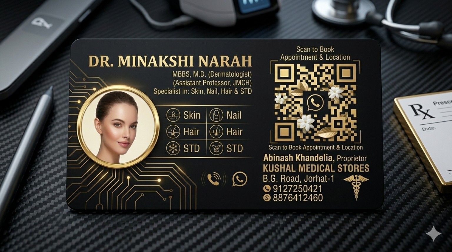 Doctor business card